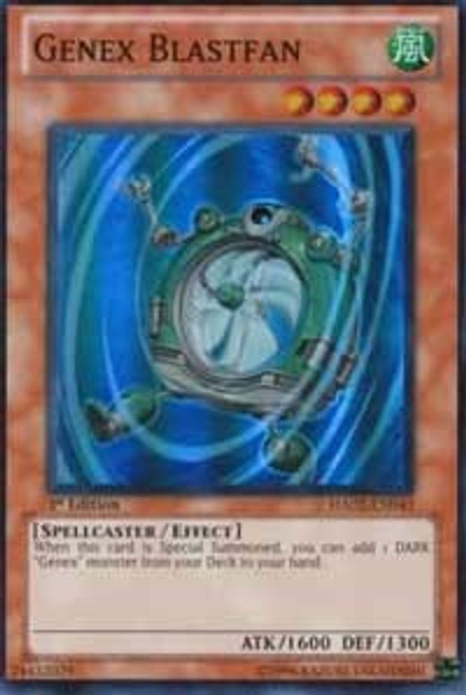 Genex Blastfan [HA02-EN043] Super Rare 