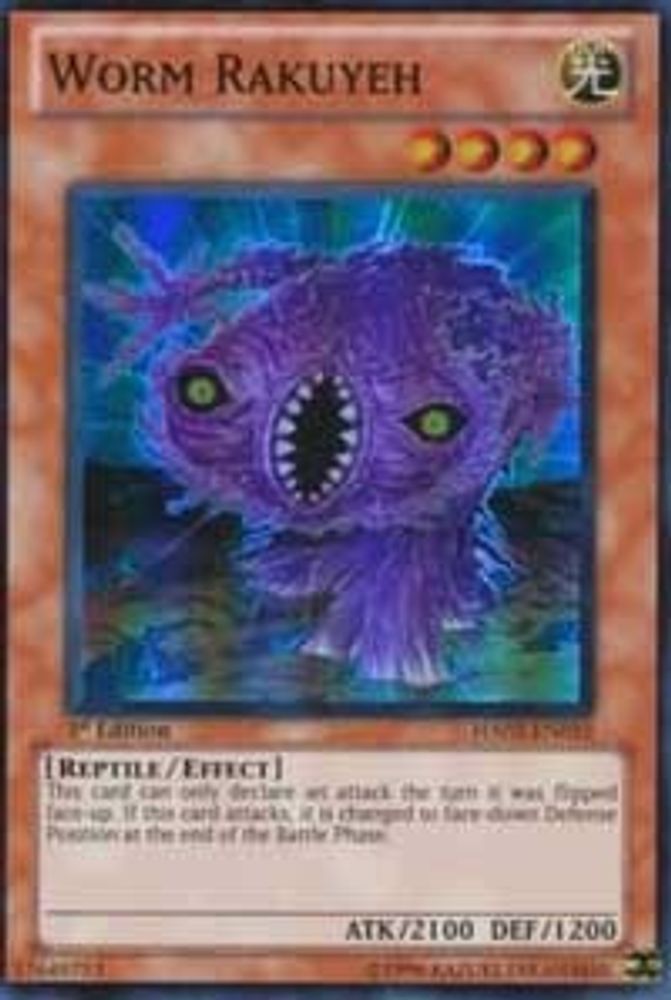 Worm Rakuyeh (HA02-EN055) - Super Rare