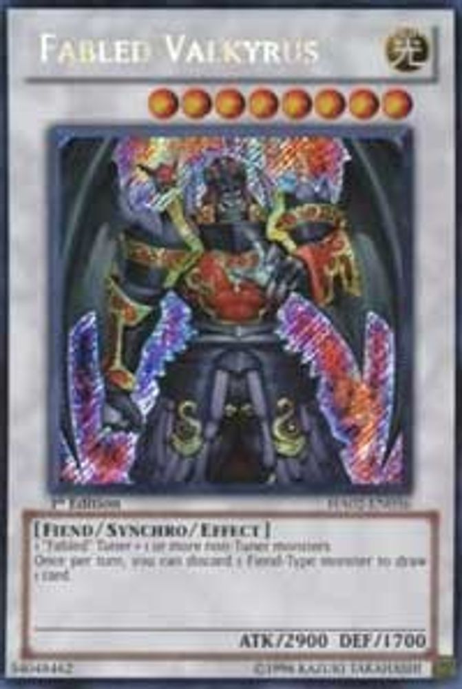 Valkyrus légendaire [HA02-EN056] Secret Rare 