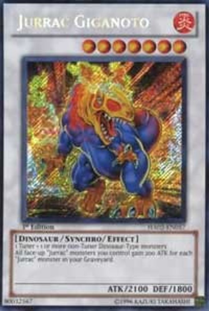 Jurrac Giganoto [HA02-EN057] Secret Rare 