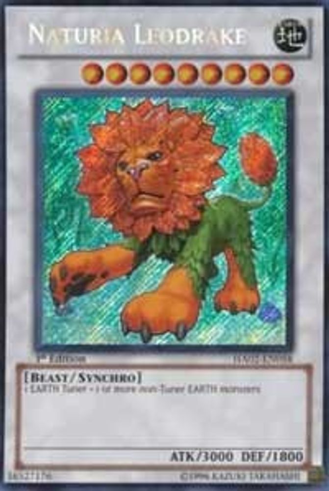 Naturia Leodrake (HA02-EN058) - Secret Rare