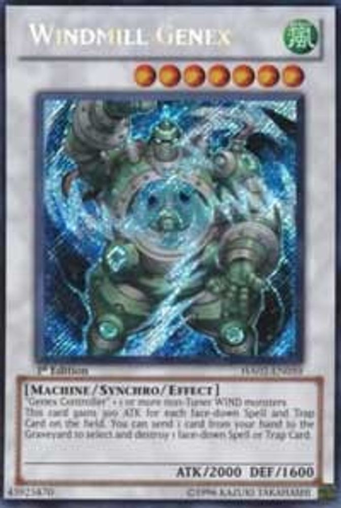 Moulin à vent Genex [HA02-EN059] Secret Rare 
