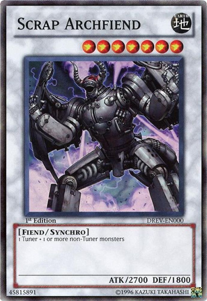 Scrap Archfiend (DREV-EN000) - Super Rare