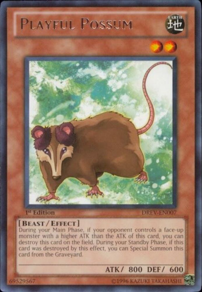 Playful Possum (DREV-EN007) - Rare