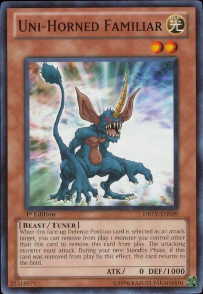 Uni-Horned Familiar (DREV-EN009) - Common