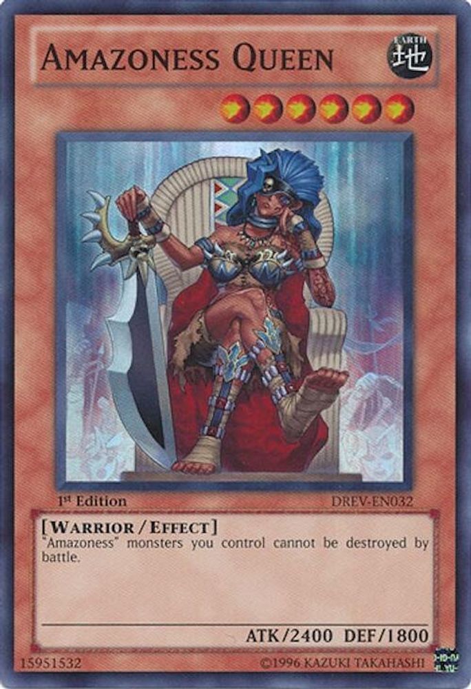 Amazoness Queen (DREV-EN032) - Super Rare