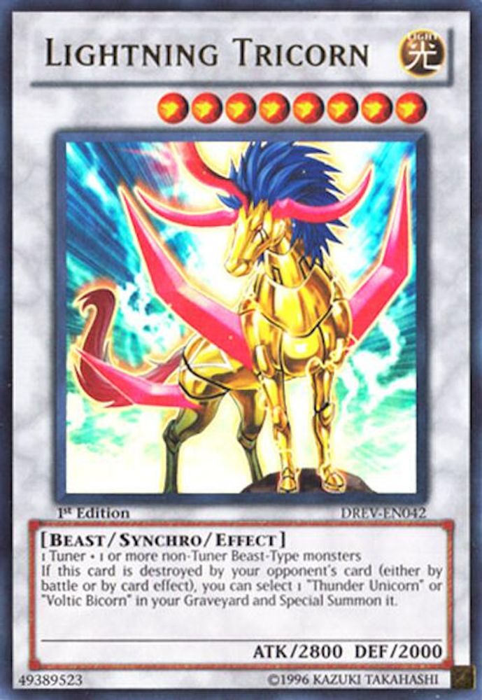 Lightning Tricorn (DREV-EN042) - Ultra Rare