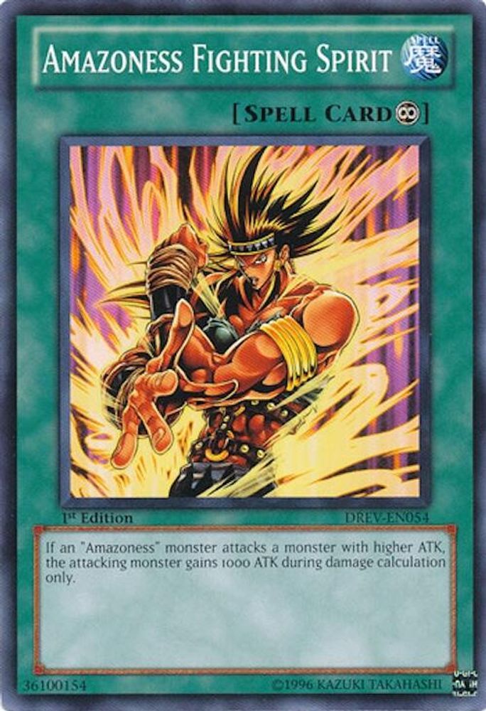Amazoness Fighting Spirit (DREV-EN054) - Common