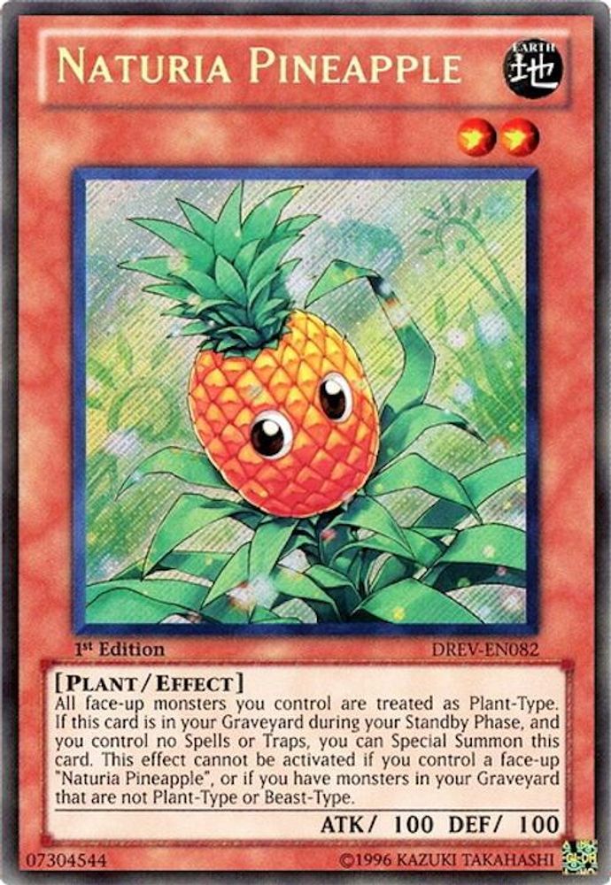 Naturia Pineapple (DREV-EN082) - Secret Rare