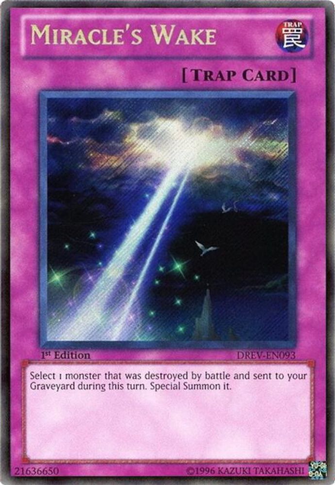 Miracle's Wake (DREV-EN093) - Secret Rare