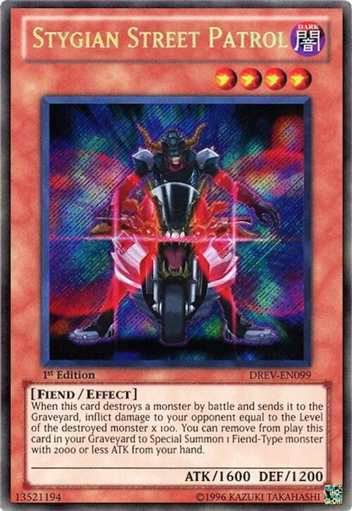 Stygian Street Patrol (DREV-EN099) - Secret Rare