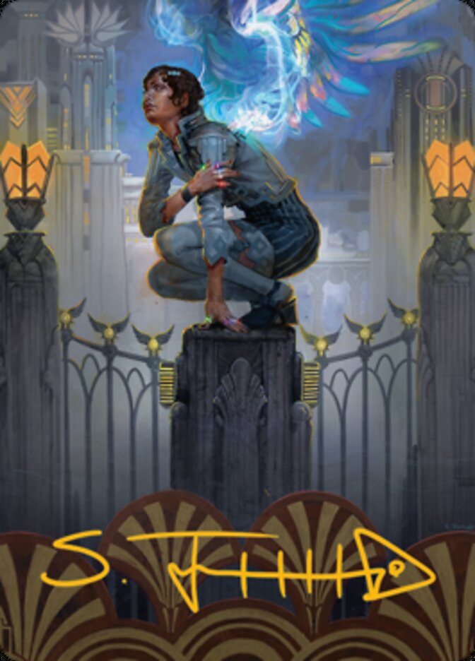 Giada, Font of Hope 2 Art Card (Signature estampillée or) [Streets of New Capenna Art Series] 