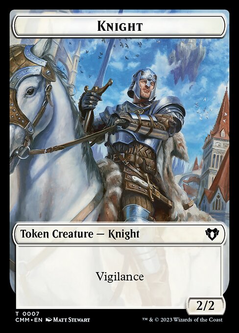 Eldrazi Scion // Jeton chevalier double face [Jetons Commander Masters] 