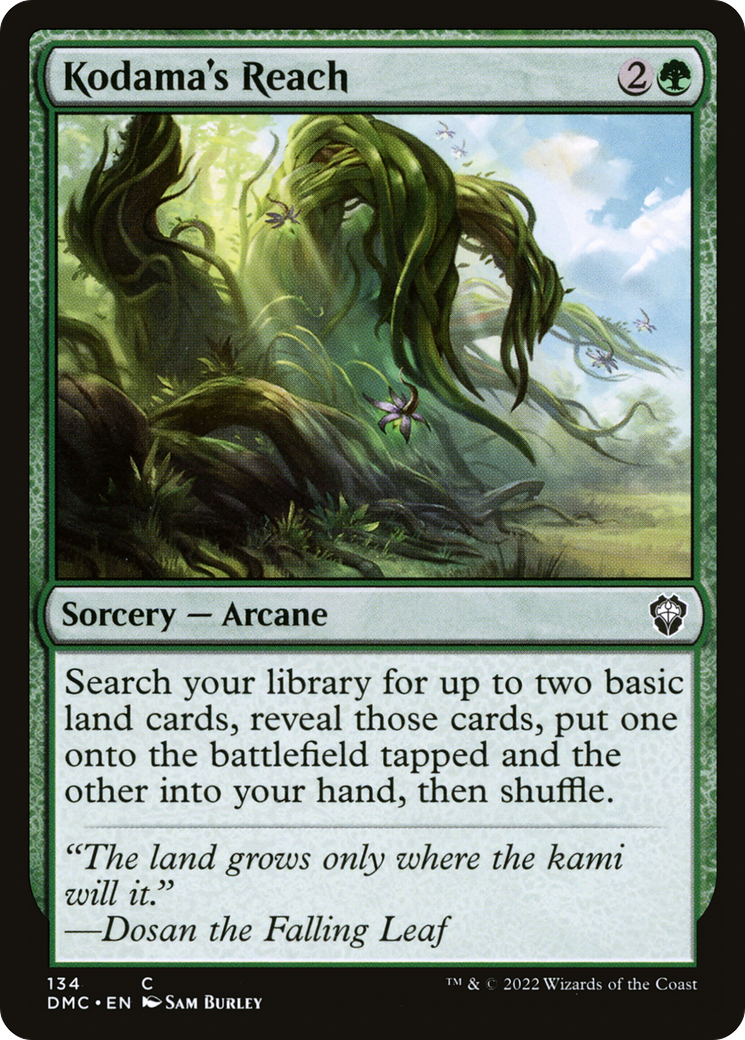 Portée de Kodama [Commandant Uni de Dominaria] 