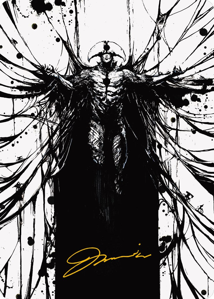 Carte d'art Sinew Dancer (signature estampillée or) [Phyrexia : All Will Be One Art Series] 