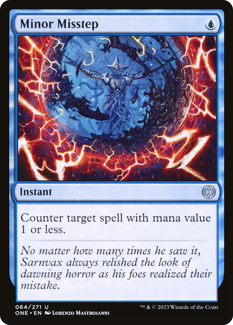 Faux pas mineur [Phyrexia : Tous seront un] 