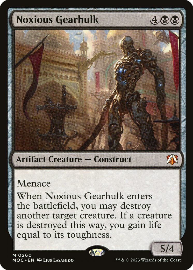 Noxious Gearhulk [Marche du commandant de la machine] 