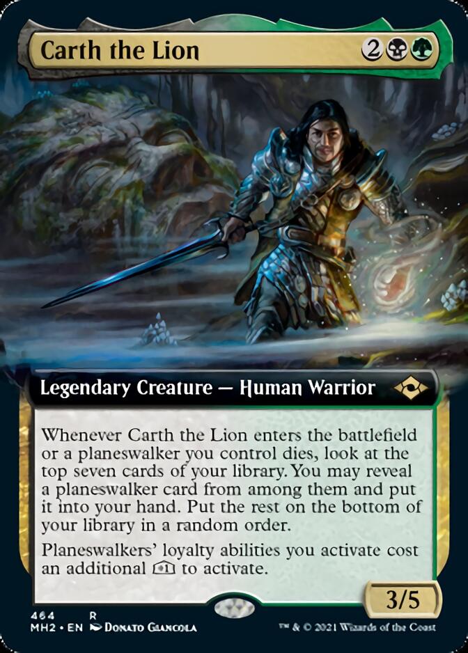 Carth the Lion (MH2-464) - Modern Horizons 2: (Extended Art)