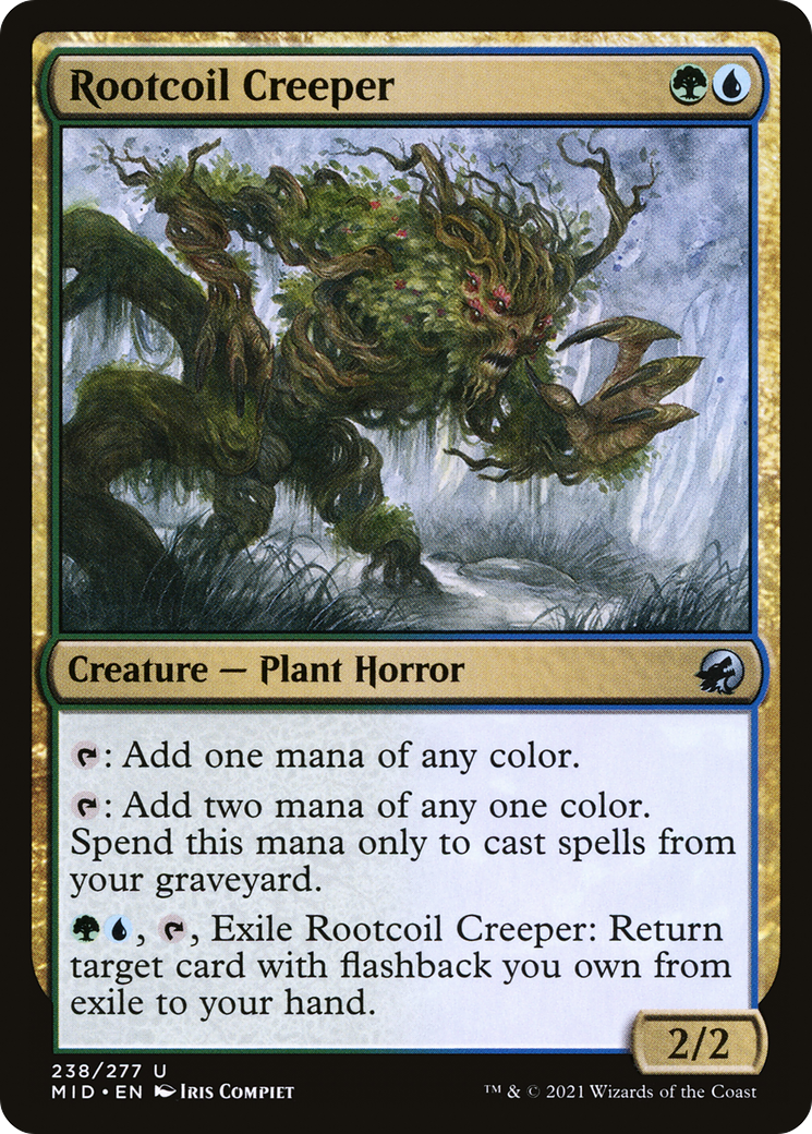 Rootcoil Creeper [Innistrad : Chasse de minuit] 