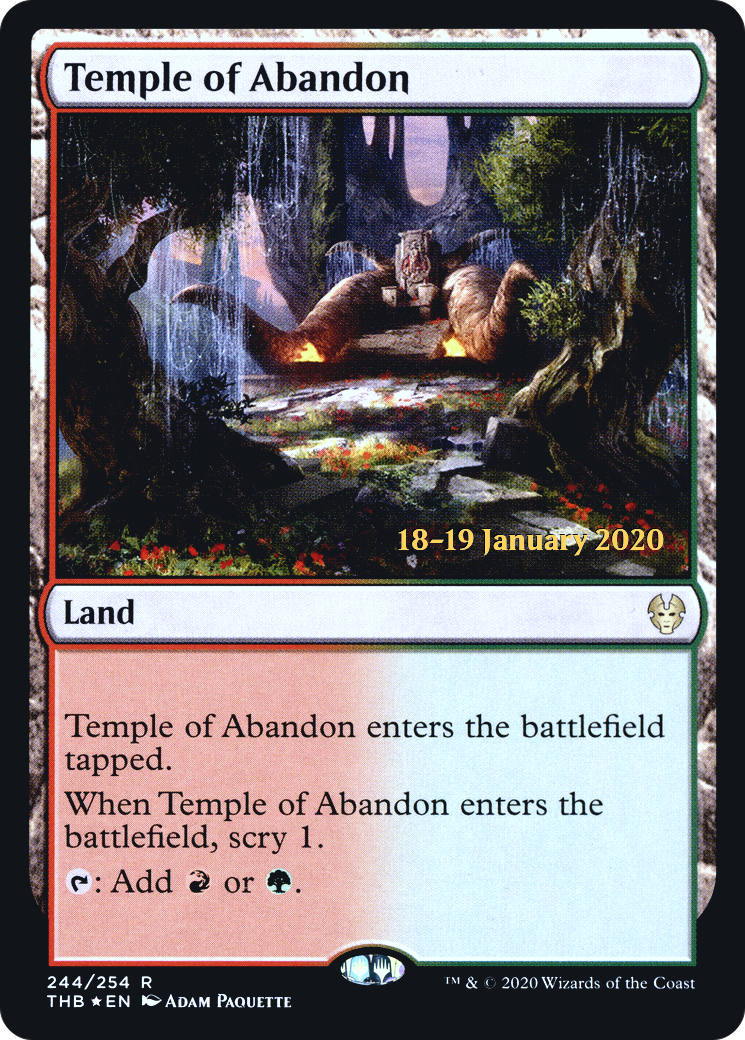 Temple de l'Abandon [Promotions de l'avant-première de Theros Beyond Death] 