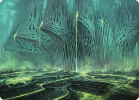 Carte d'art des marais [Phyrexia : All Will Be One Art Series] 