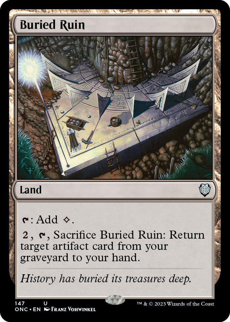 Ruine enterrée [Phyrexia : Tous seront un seul commandant] 