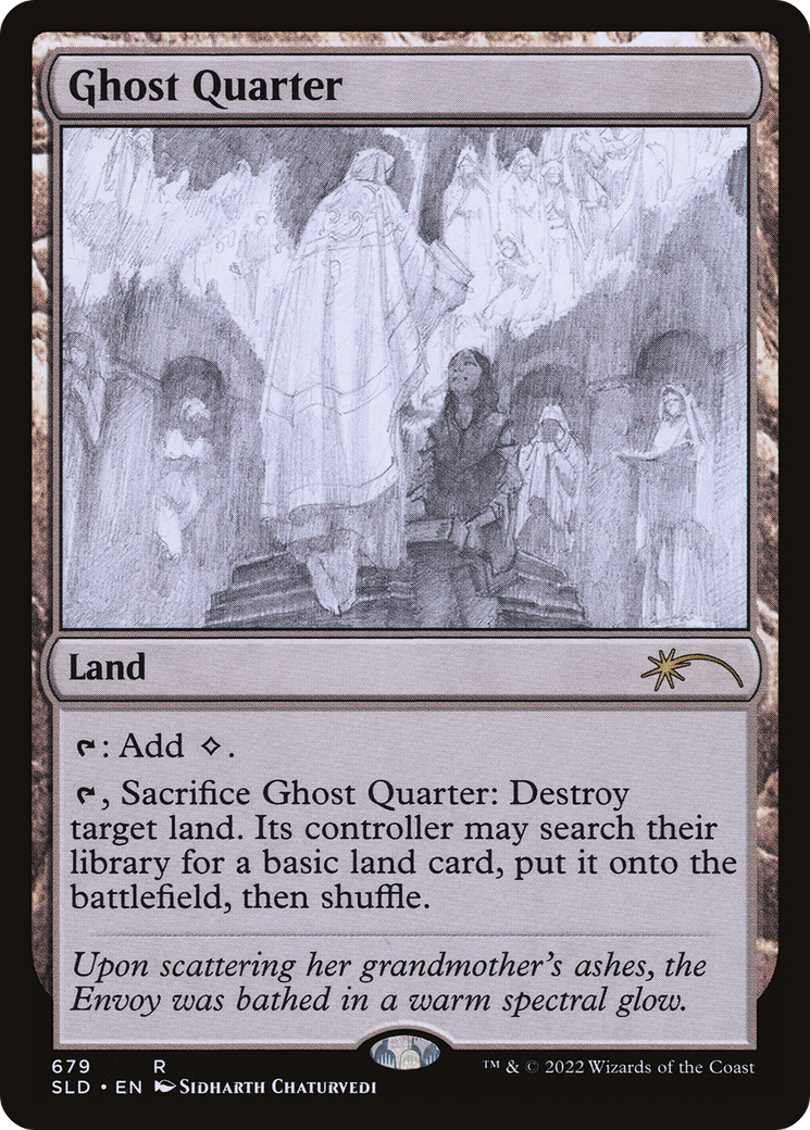 Quartier fantôme (croquis) [Promos Secret Lair Drop] 