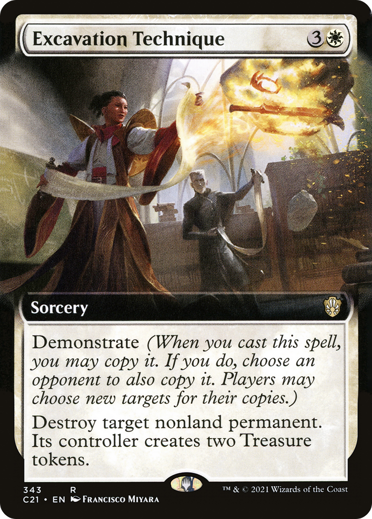 Technique d'excavation (art étendu) [Commander 2021] 