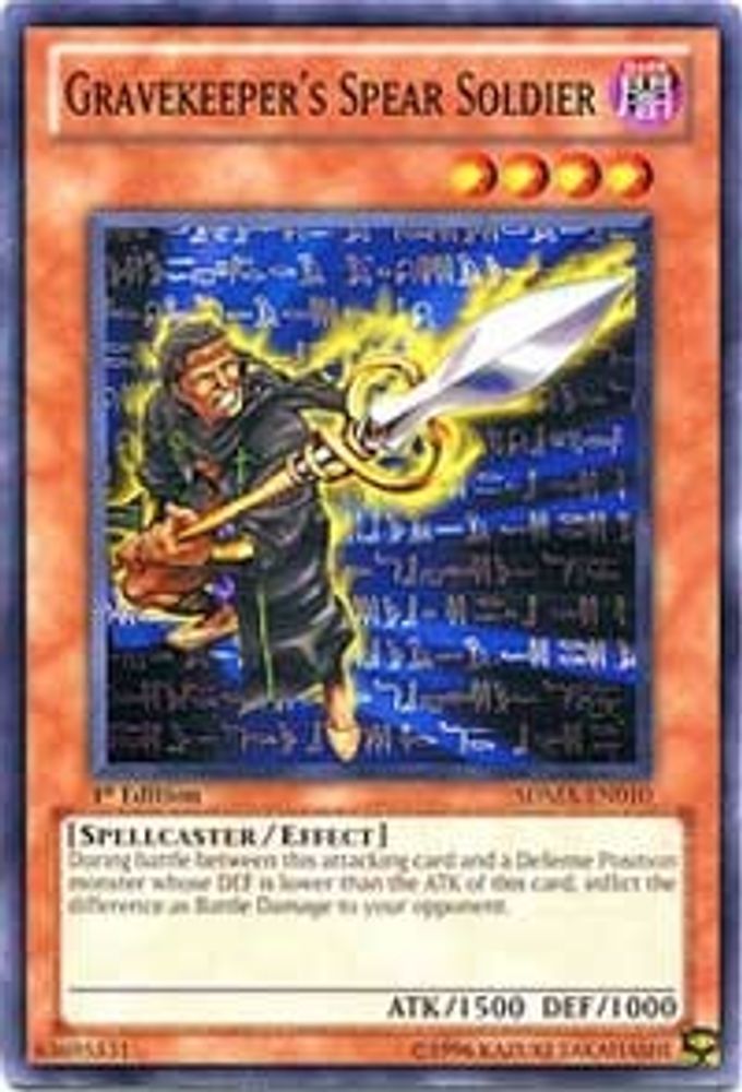 Gravekeeper's Spear Soldier (SDMA-EN010) - Common