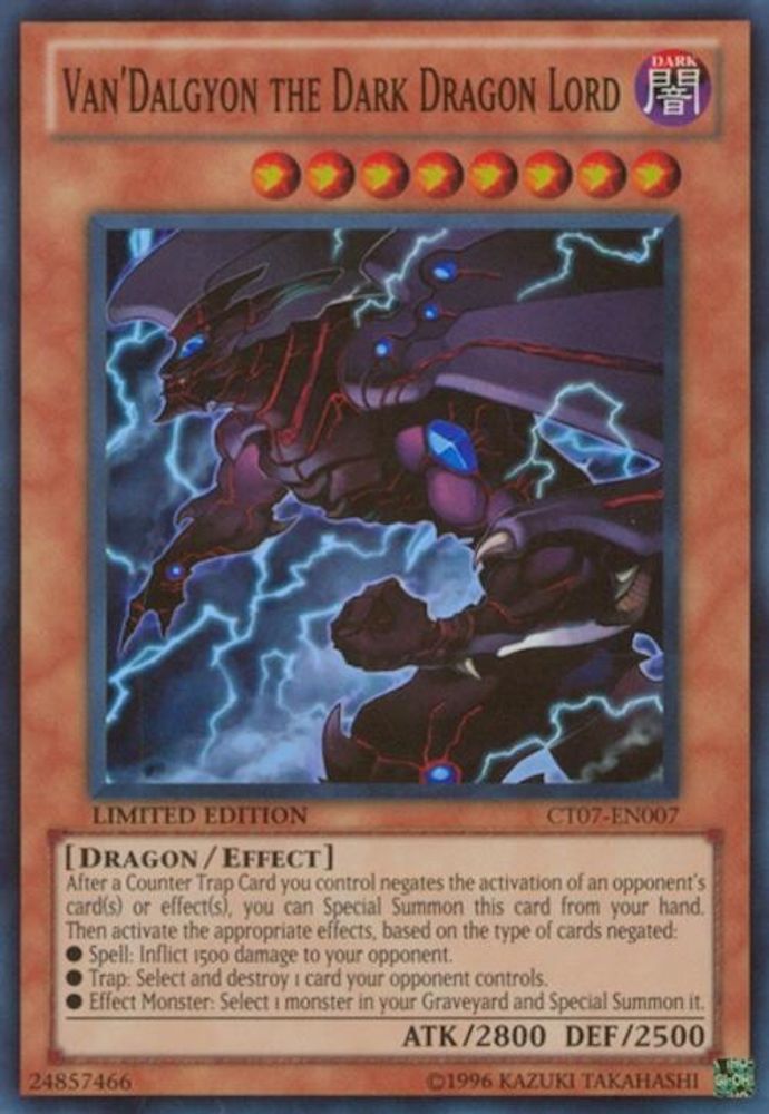 Van'Dalgyon The Dark Dragon Lord (CT07-EN007) - Super Rare