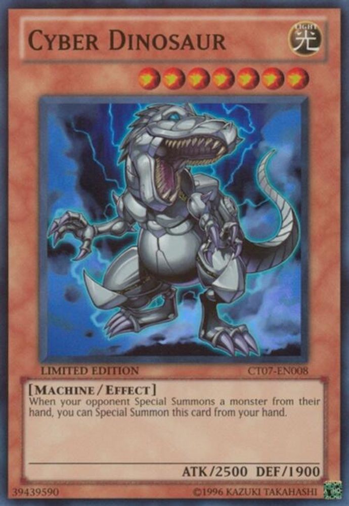 Cyber Dinosaur (CT07-EN008) - Super Rare