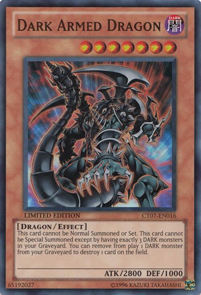 Dark Armed Dragon (CT07-EN016) - Super Rare