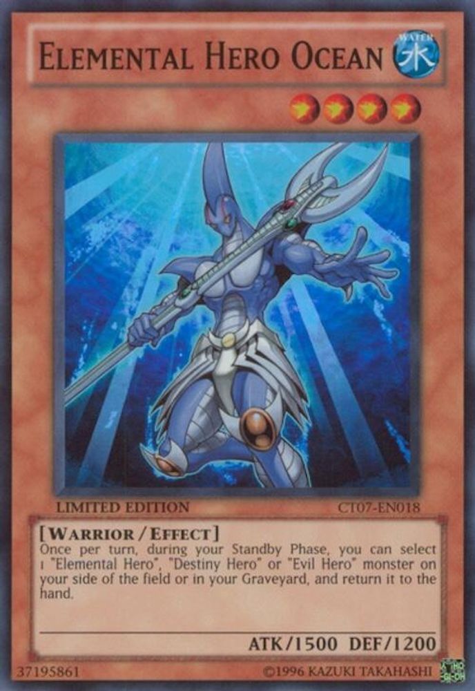 Elemental HERO Ocean (CT07-EN018) - Super Rare