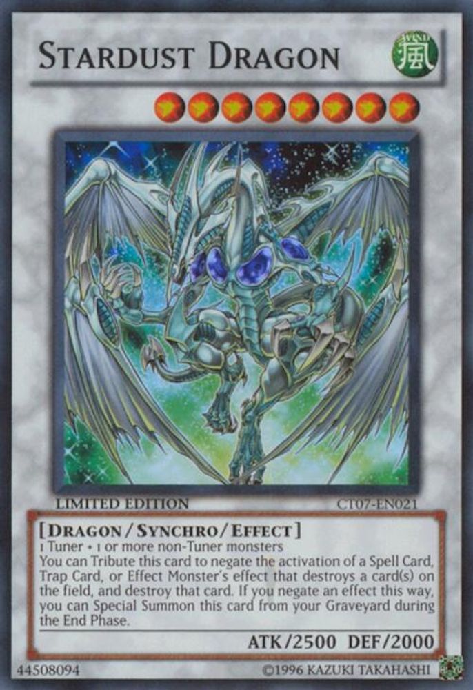 Stardust Dragon (CT07-EN021) - Super Rare