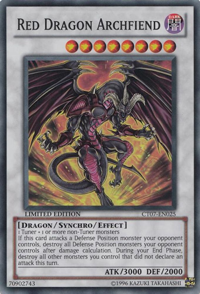 Red Dragon Archfiend (CT07-EN025) - Super Rare