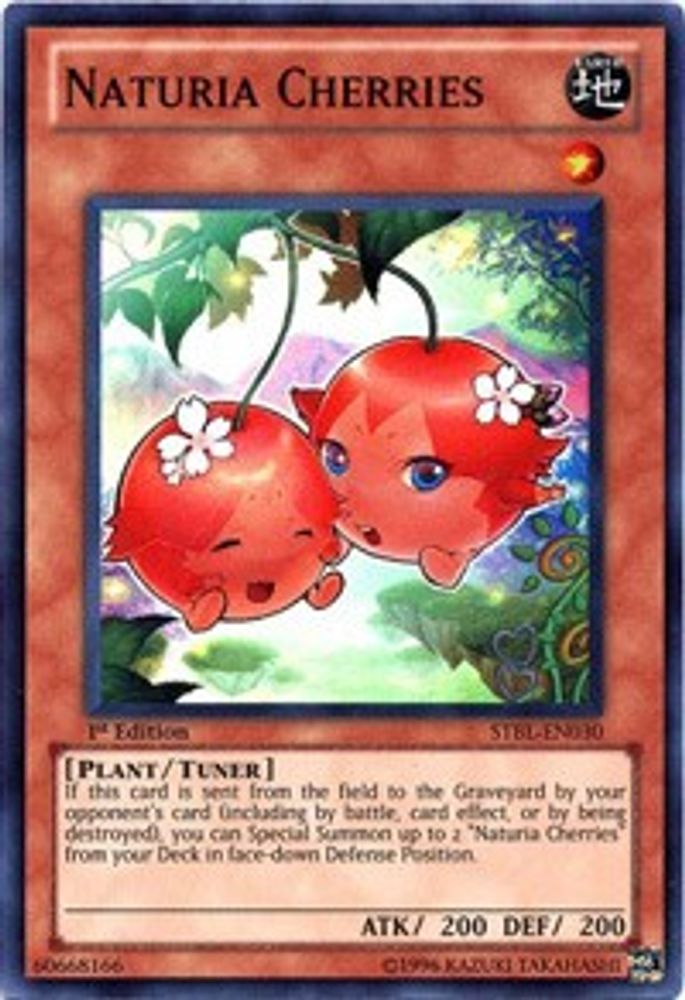 Naturia Cherries (STBL-EN030) - Super Rare