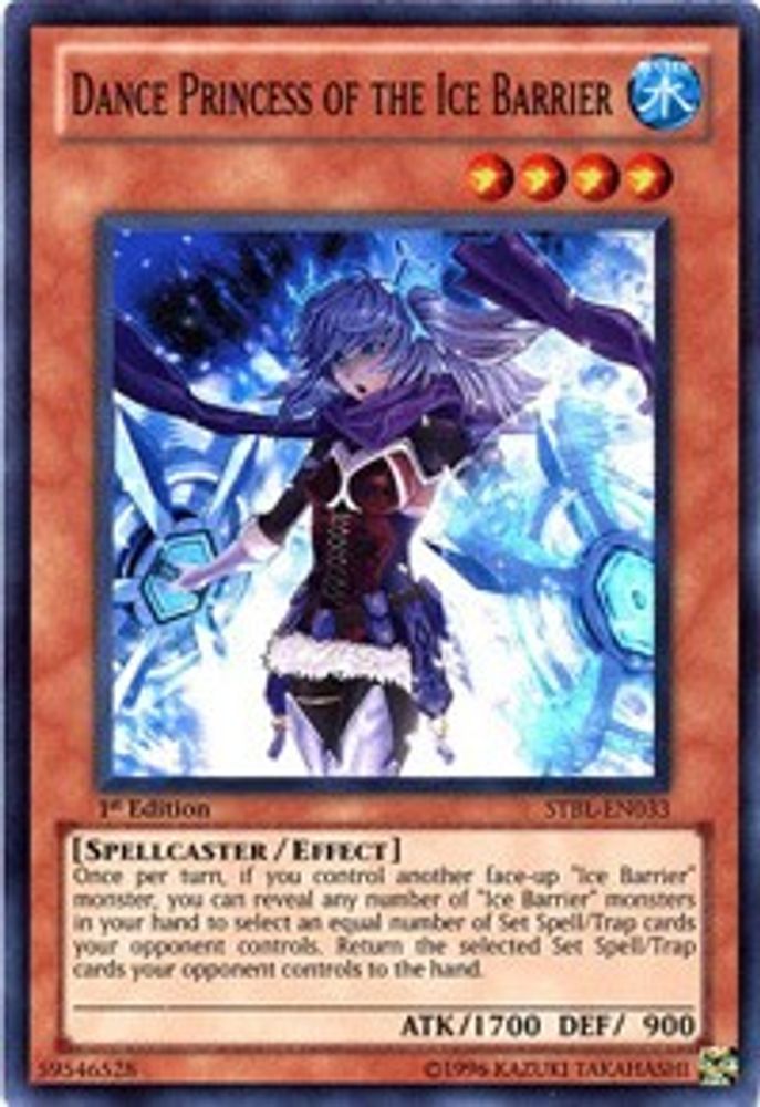 Dance Princess of the Ice Barrier (STBL-EN033) - Super Rare