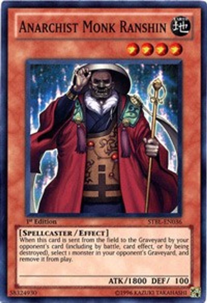 Anarchist Monk Ranshin (STBL-EN036) - Super Rare