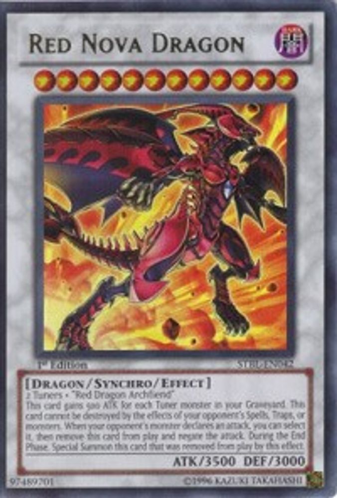 Red Nova Dragon (STBL-EN042) - Ultra Rare