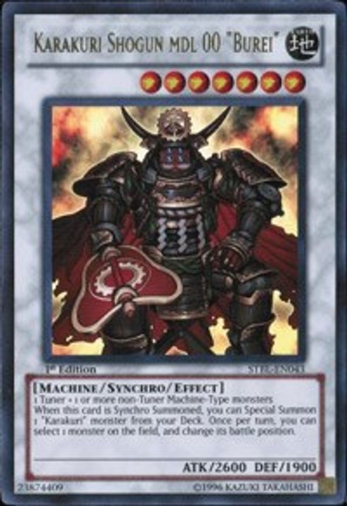 Karakuri Shogun mdl 00 "Burei" (STBL-EN043) - Ultra Rare