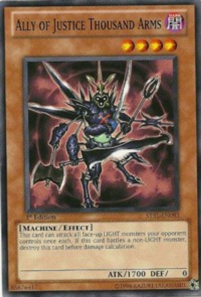 Ally of Justice Thousand Arms (STBL-EN093) - Common