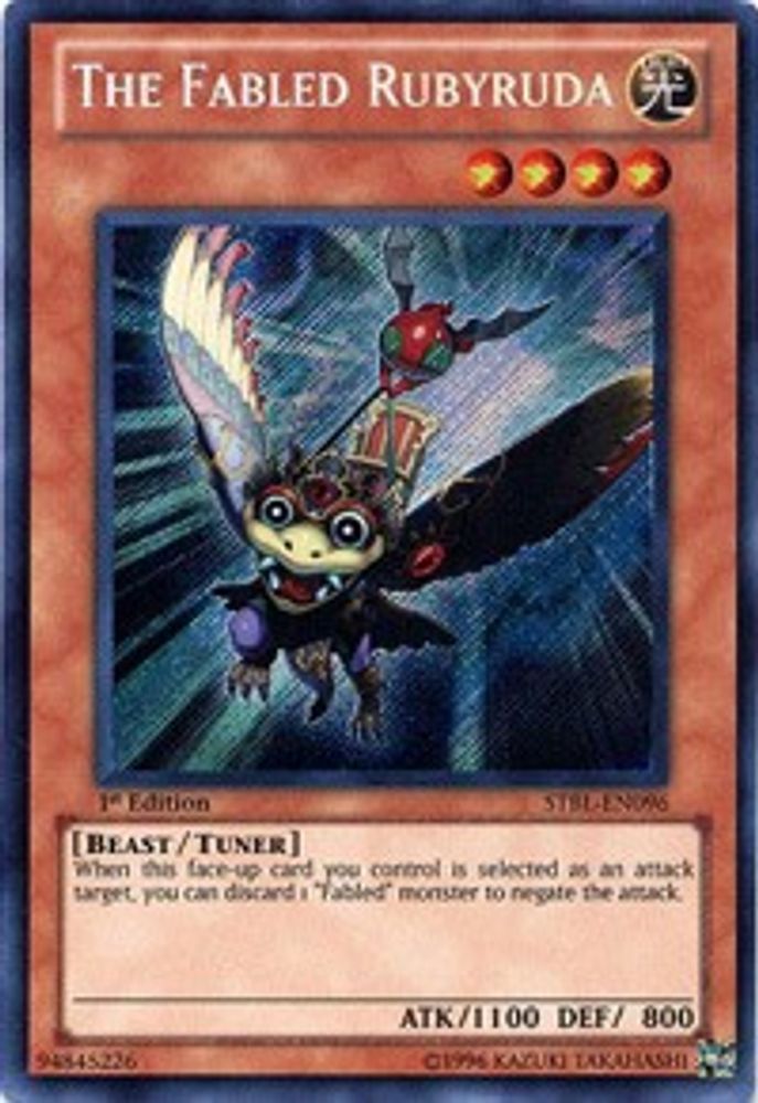 The Fabled Rubyruda (STBL-EN096) - Secret Rare