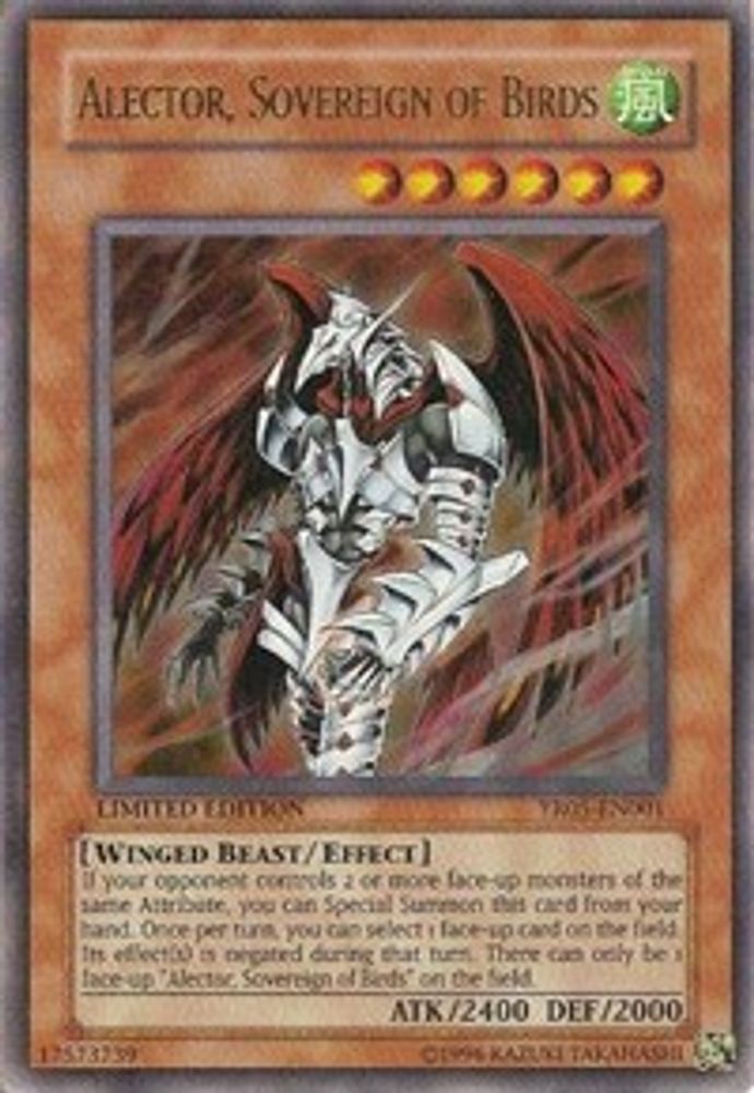 Alector, Sovereign of Birds (YR05-EN001) - Ultra Rare