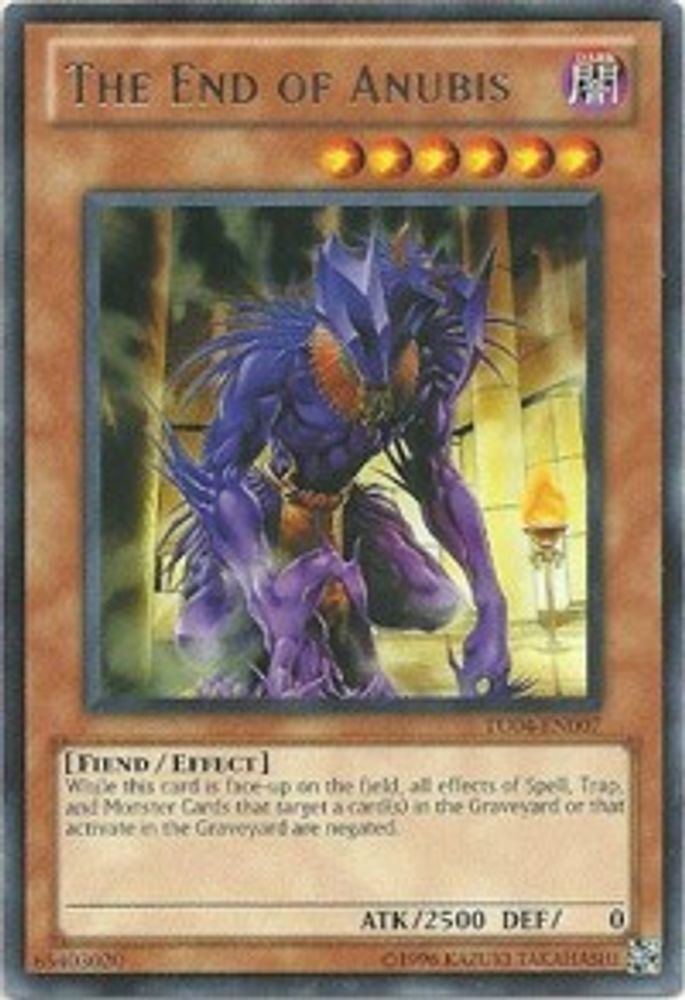 La fin d'Anubis [TU04-EN007] Rare 