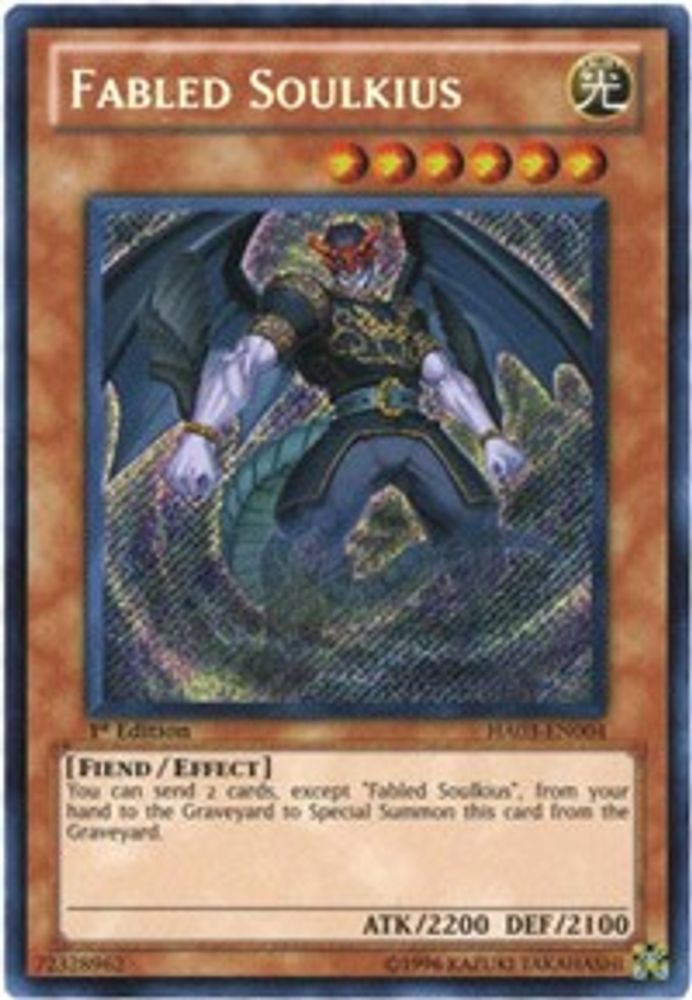Fabled Soulkius (HA03-EN004) - Secret Rare