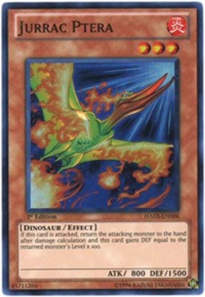 Jurrac Ptera (HA03-EN006) - Super Rare