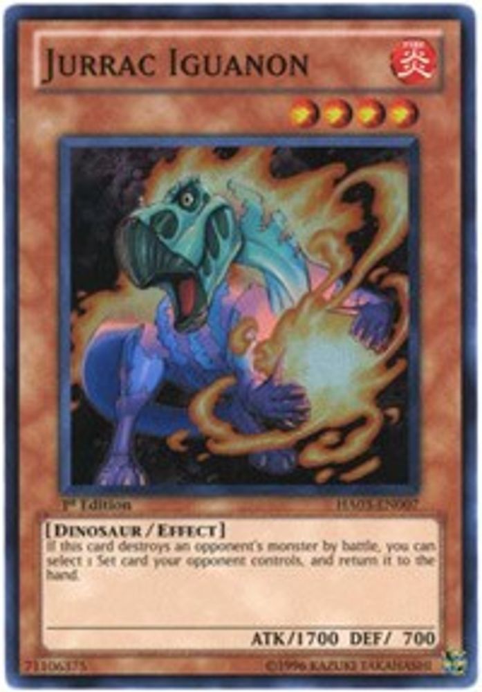 Jurrac Iguanon (HA03-EN007) - Super Rare