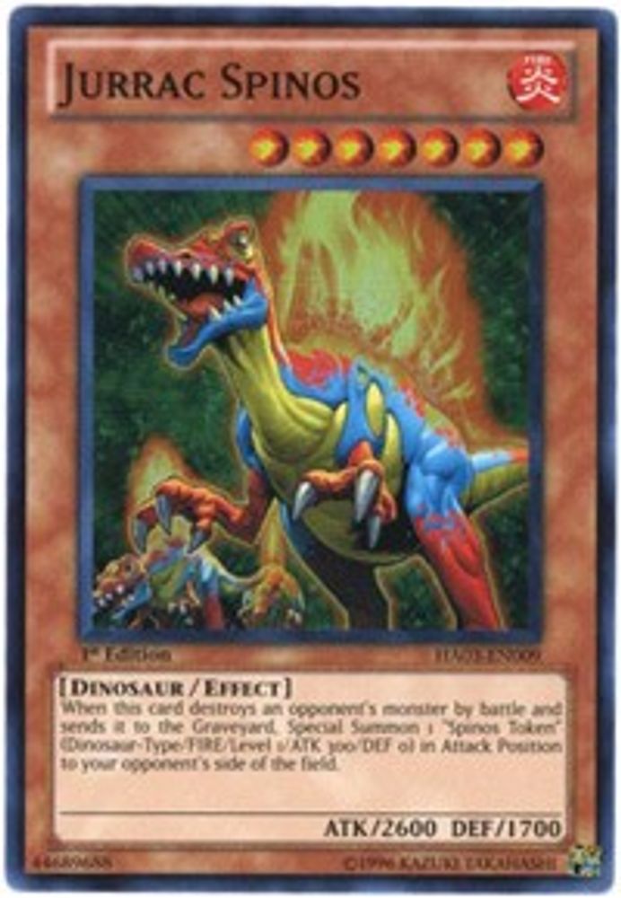Jurrac Spinos (HA03-EN009) - Super Rare