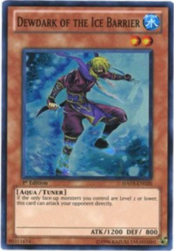Dewdark of the Ice Barrier (HA03-EN020) - Super Rare