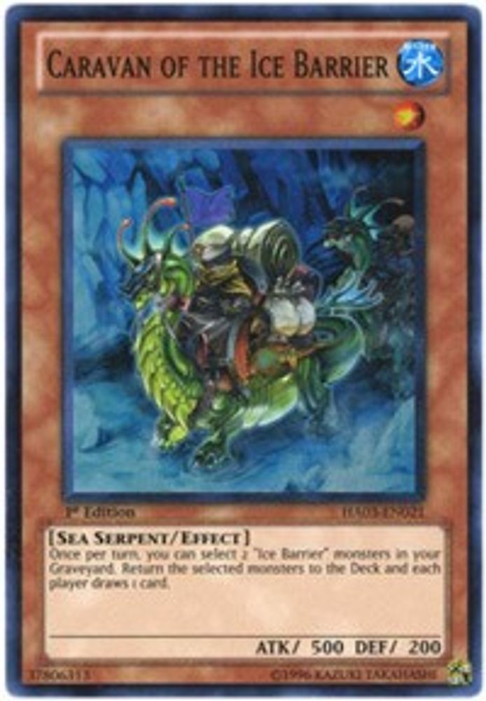 Caravane de la barrière de glace [HA03-EN021] Super Rare 